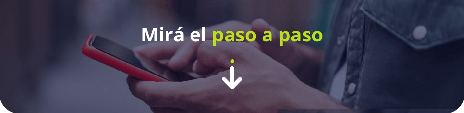 Mirá el paso a paso